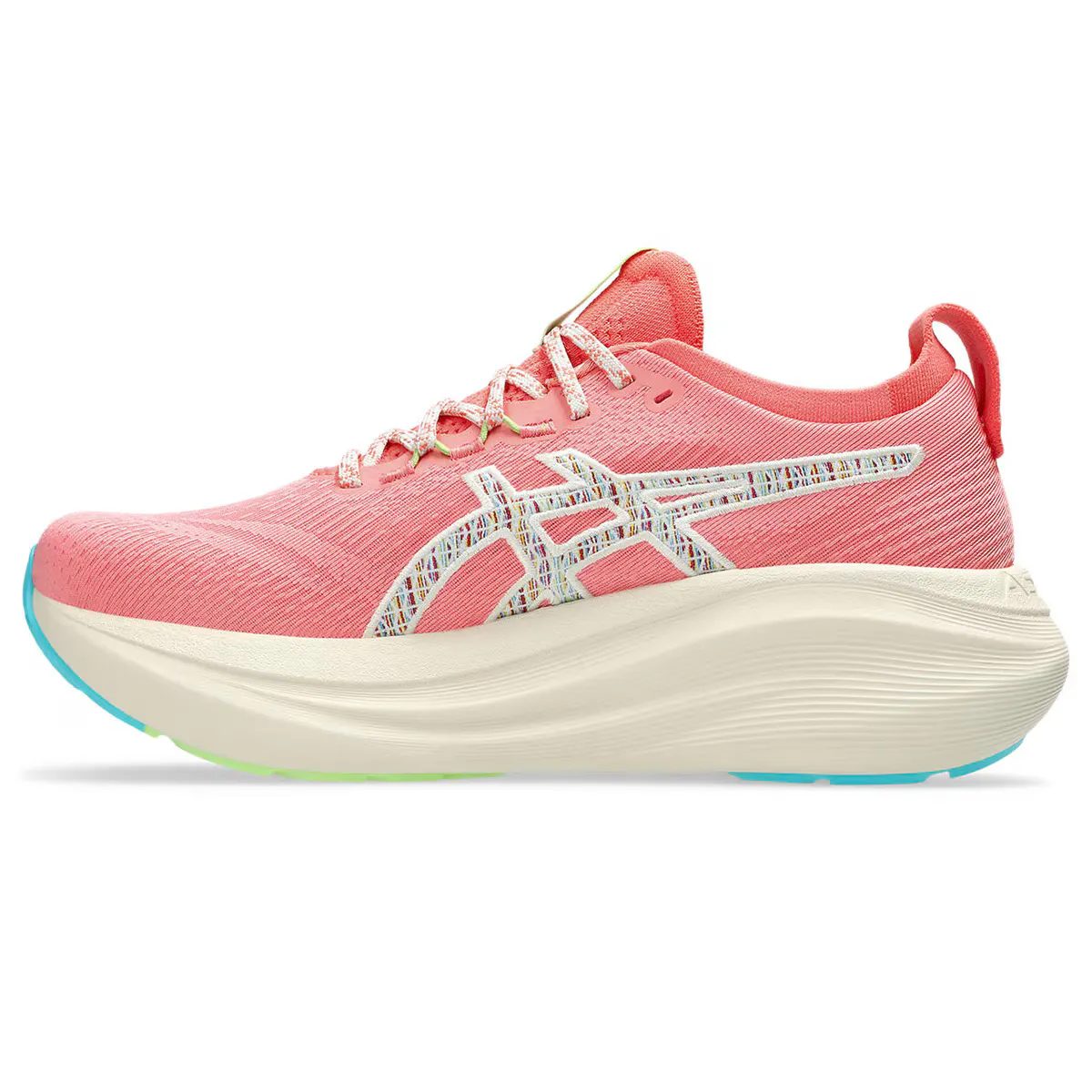Кроссовки женские Asics GEL-NIMBUS 27 TR, бежевый/розовый — фото 4