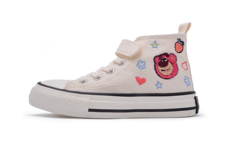 

Кроссовки Slip Resistant High top Canvas Kids из коллекции Strawberry Bear Disney, экрю