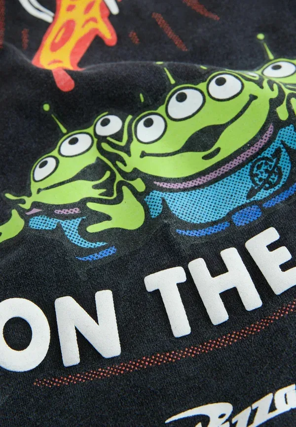 Футболка Regular fit Toy Story, Next, цвет черный вымытый — фото 3
