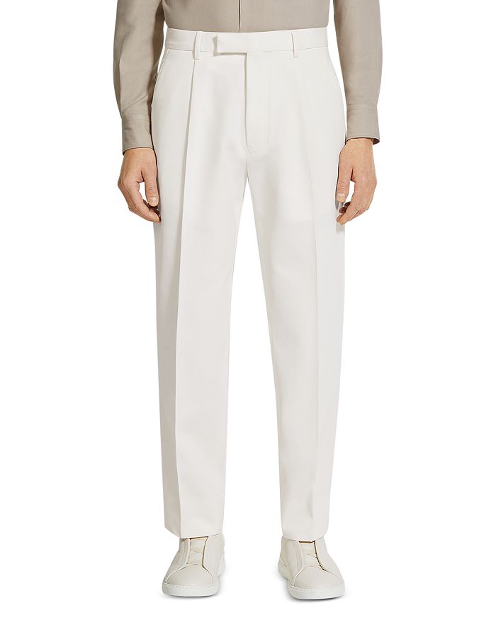 

Складчатые брюки ZEGNA, белый