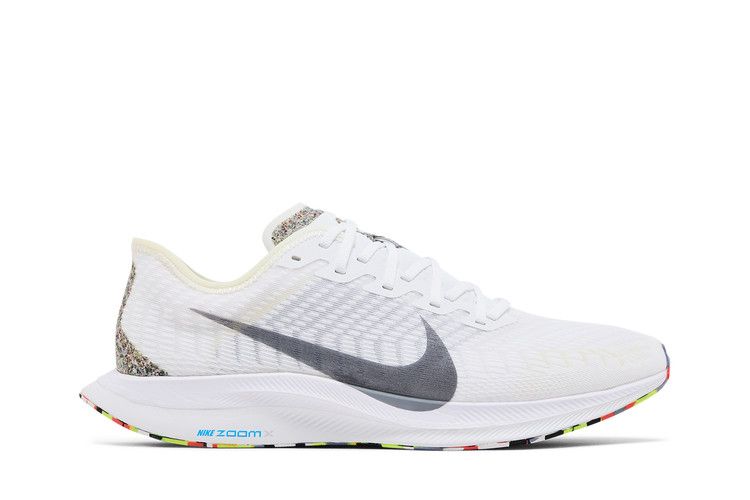 Кроссовки Nike Zoom Pegasus Turbo 2 AW 'White Multi-Color', белый — фото 2
