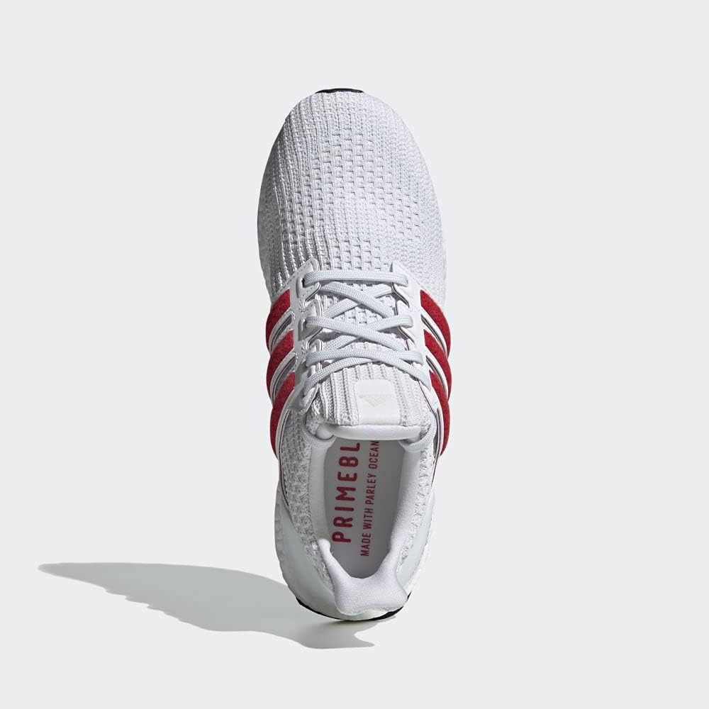 Мужские кроссовки Adidas Ultraboost 4.0 DNA, белый/красный — фото 3
