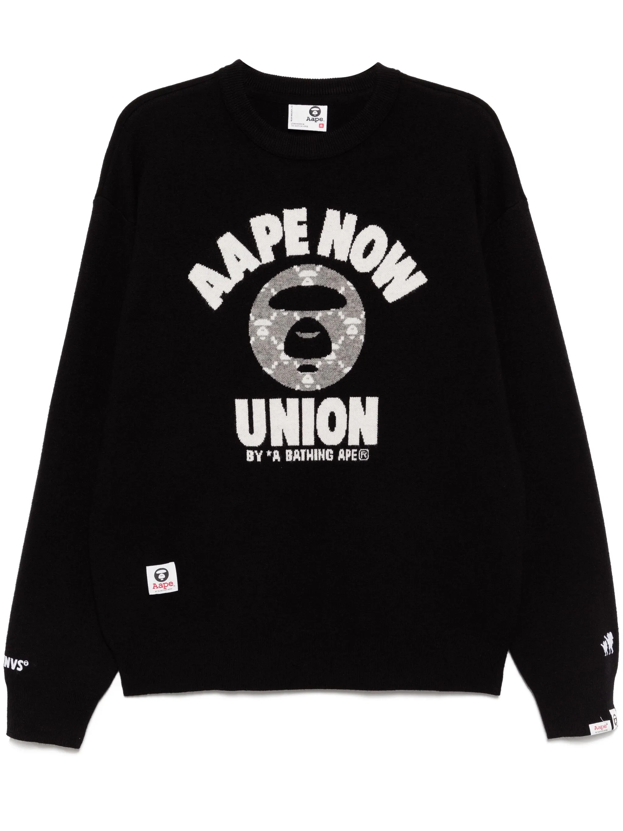 

Джемпер с круглым вырезом и логотипом Aape By A Bathing Ape, черный