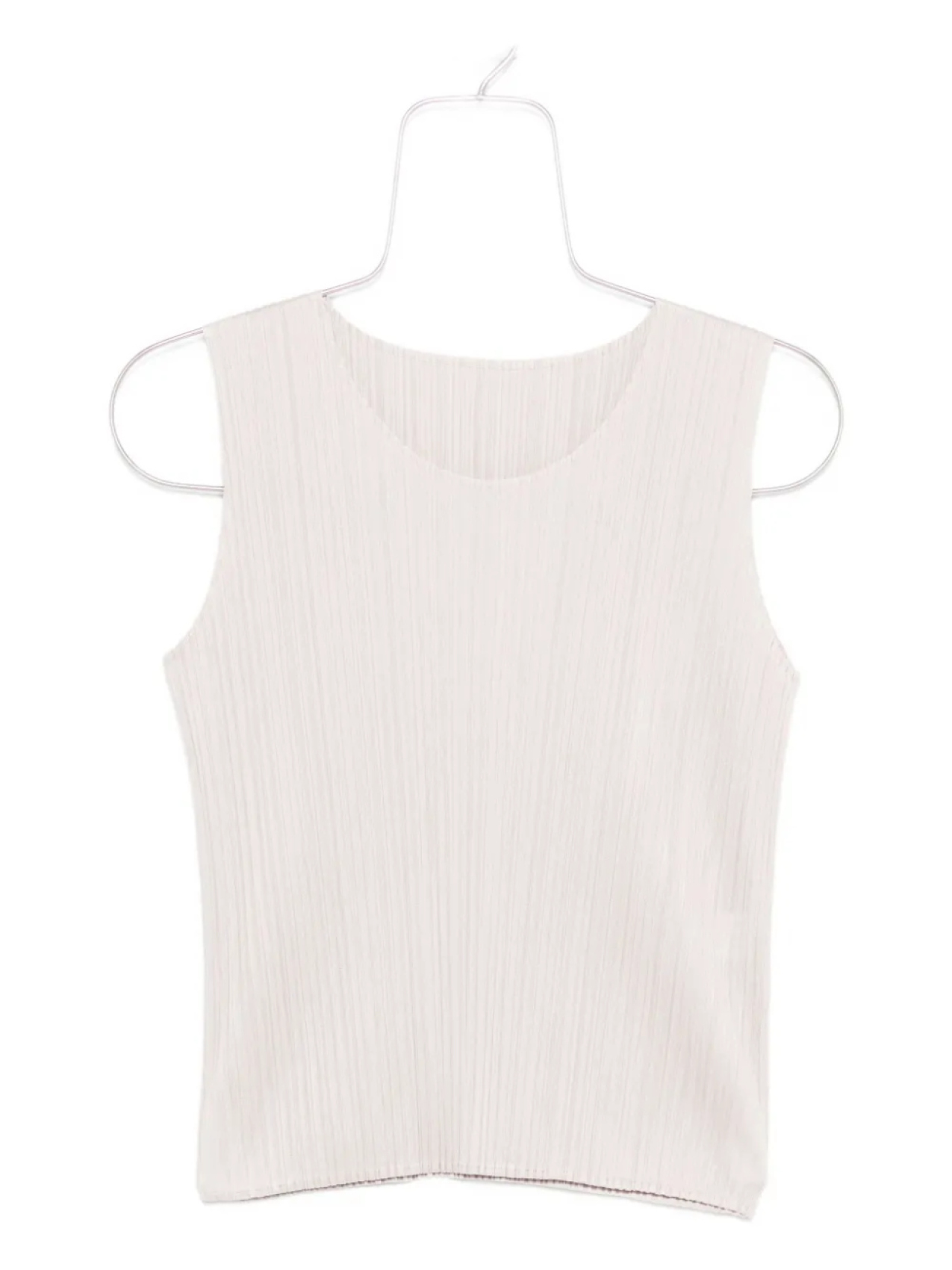 

Pleats Please Issey Miyake плиссированный топ без рукавов, серый
