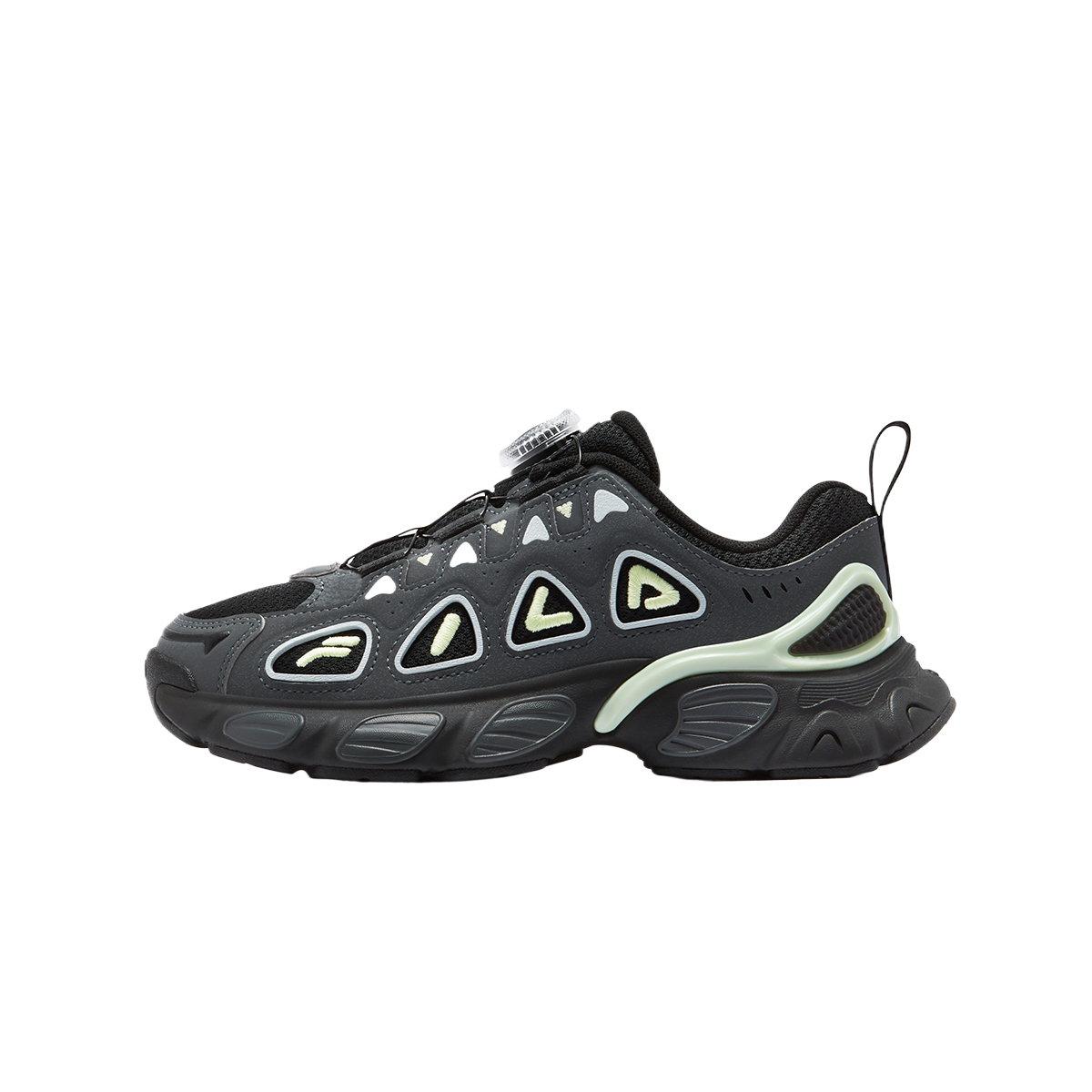 FILA KIDS Скользоустойчивые кроссовки Black/Arctic Wolf Gray MiaoJia Shoes Southern Edition Kids' — фото 3