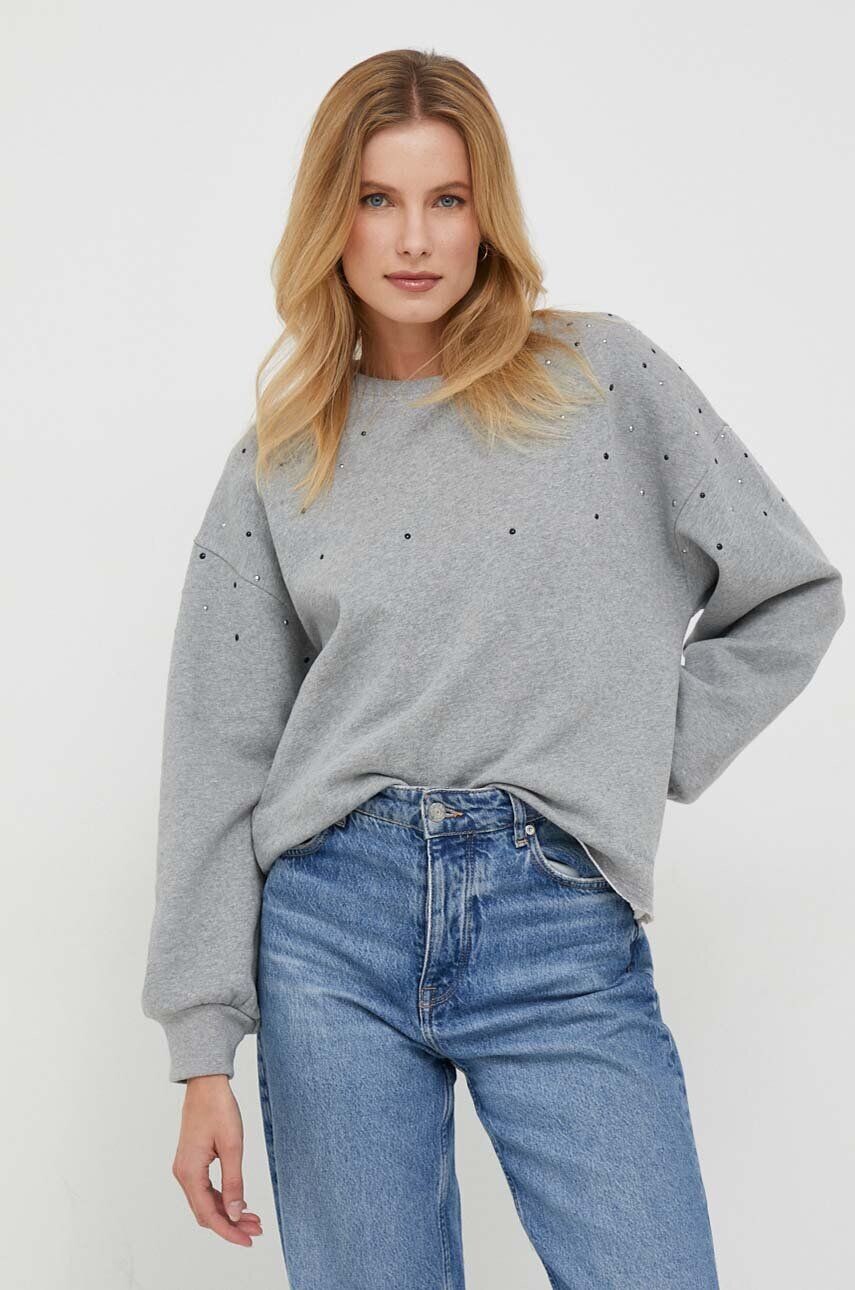 

Толстовка Caroline из хлопка Pepe Jeans, серый