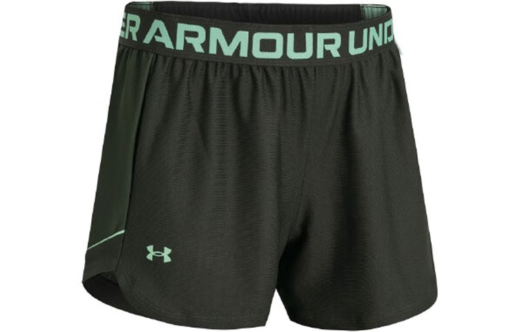 

Спортивные шорты женские зеленые Under Armour