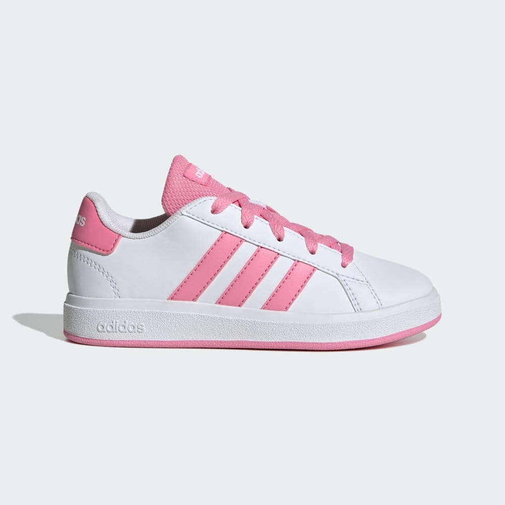 

Кроссовки Adidas Grand Court Lifestyle Tennis Lace-Up Shoes, цвет Cloud White/Bliss Pink/Core Black