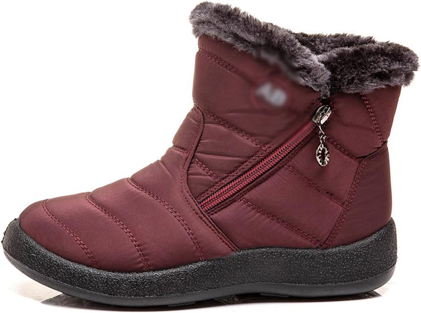 

Женские зимние сапоги DHAEY, теплые, легкие, с боковой молнией, мужские зимние ботинки с плоским носком, повседневные унисекс для дома и улицы (цвет: синий для женщин / 5,5 для мужчин)