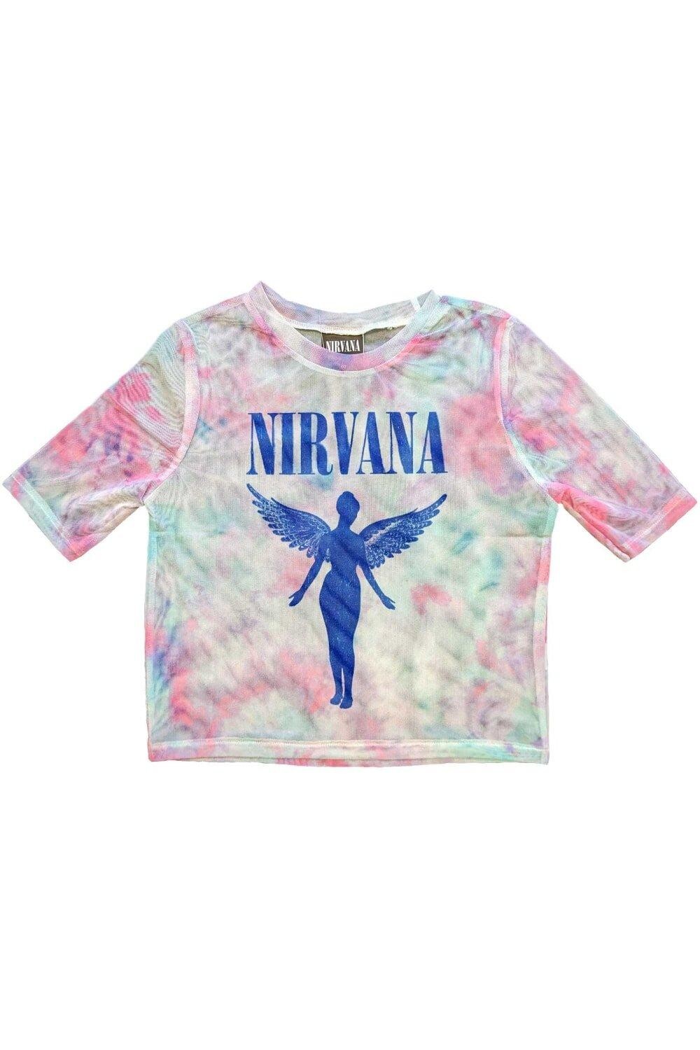 

Укороченный сетчатый топ Angelic Mono Nirvana, белый