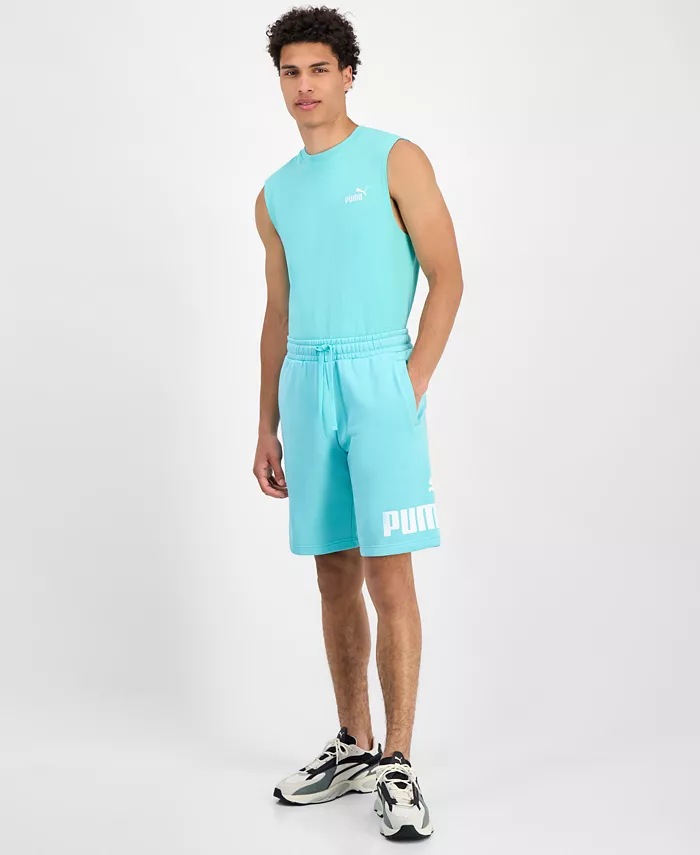

Мужские шорты с логотипом на шнурке Puma, зеленый