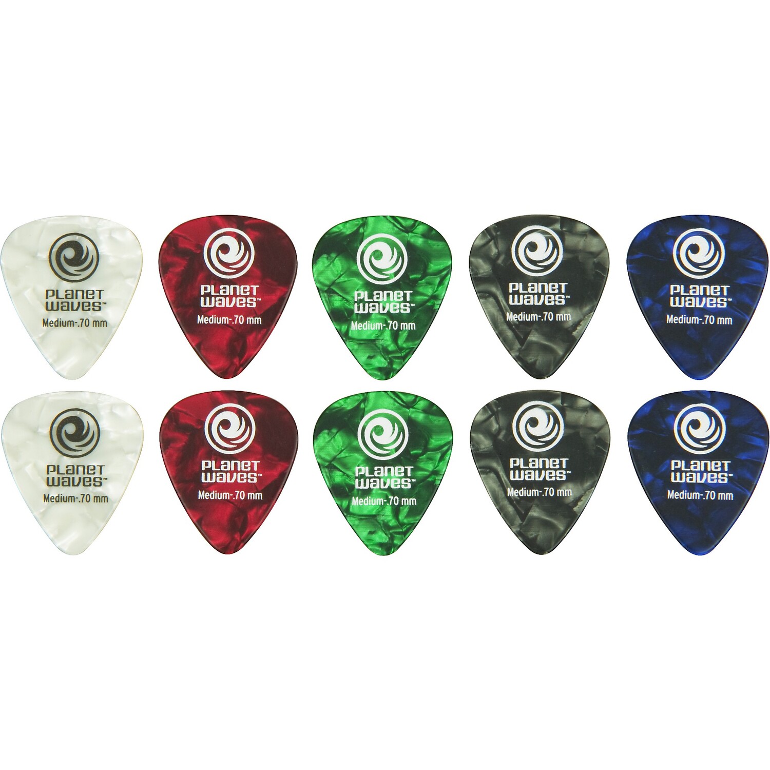 

D'Addario Стандартные целлулоидные жемчужные палочки в наборе, 10 шт., средний размер