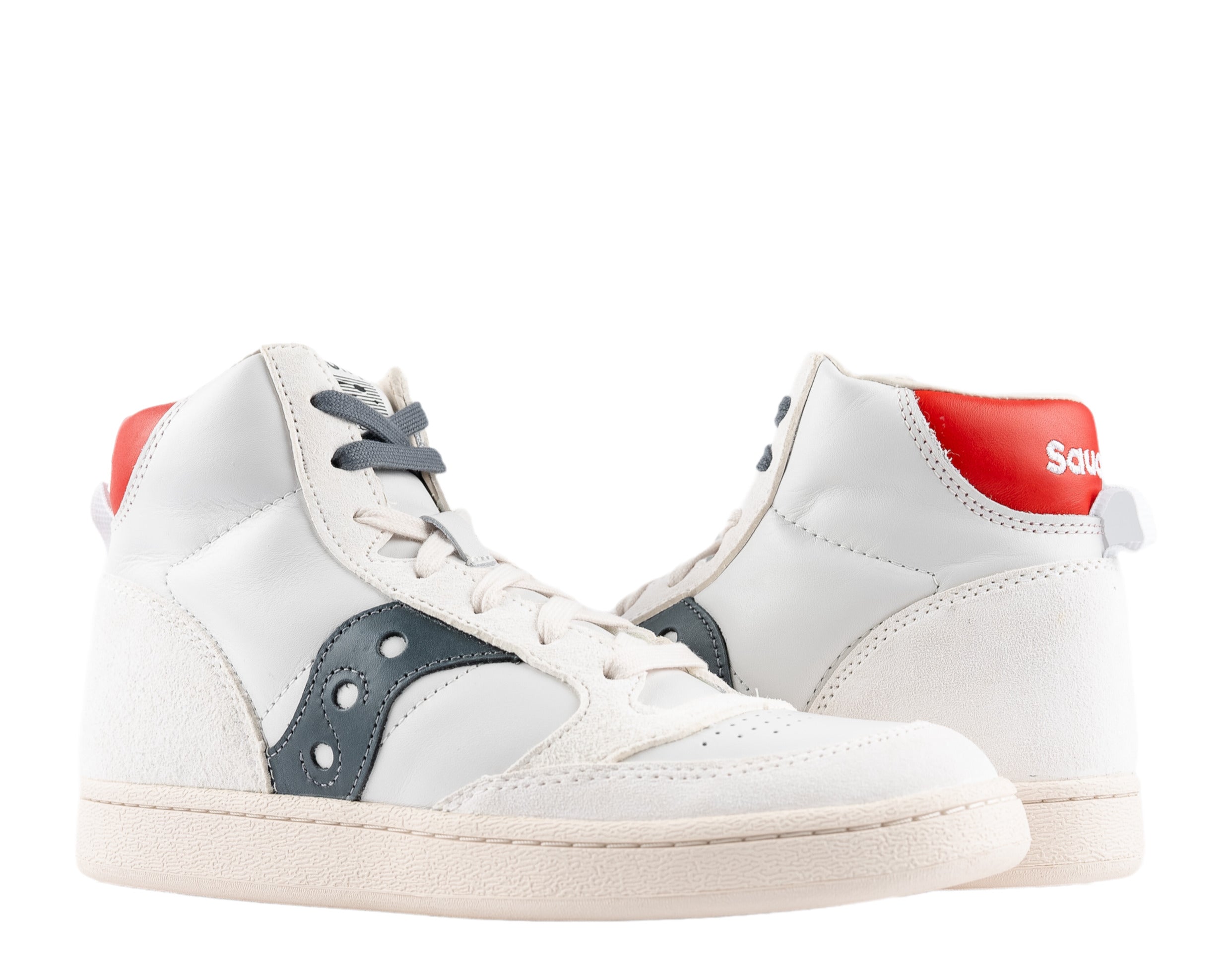 

Мужские туфли Saucony Originals Jazz Court High Premium белого/темно-синего/красного цвета S70722-2