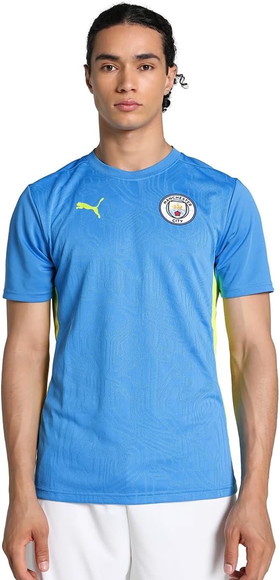 

Мужская спортивная тренировочная футболка PUMA MCFC, номер модели 777521, желтый