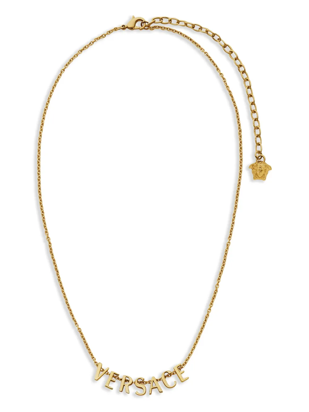 

Колье с логотипом VERSACE, золотой