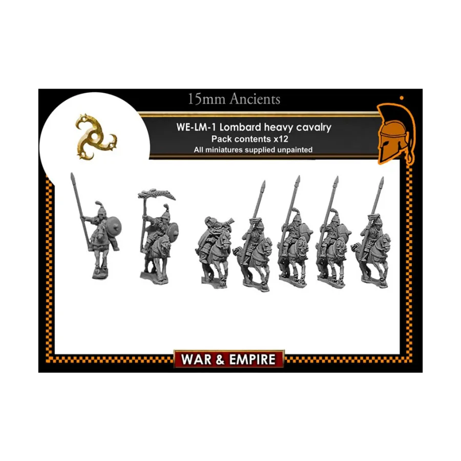 

Кавалерия – Тяжелая, War & Empire - Dark Ages Miniatures - Lombard (15mm)