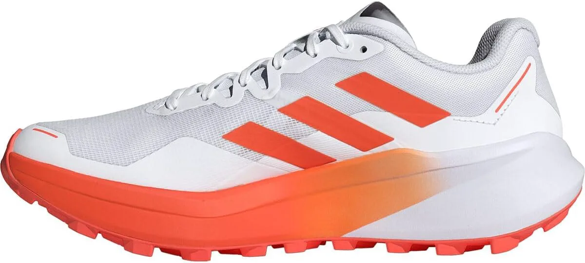 Мужские трейловые кроссовки Adidas Terrex Agravic 3, белый/оранжевый/серый