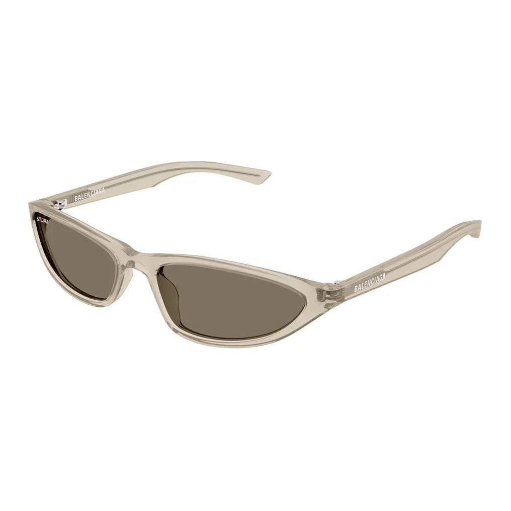 Солнцезащитные очки Cat Eye Frame Balenciaga, коричневый