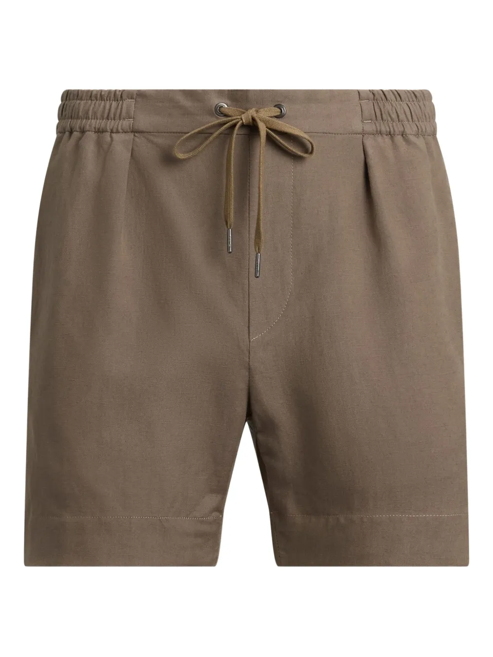 

Плиссированные шорты с кулиской Ralph Lauren Purple Label, нейтральный