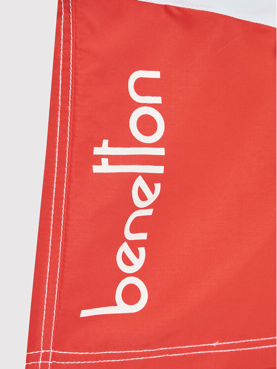 Пляжные шорты regular fit 5JD00X005 United Colors Of Benetton, красный — фото 3