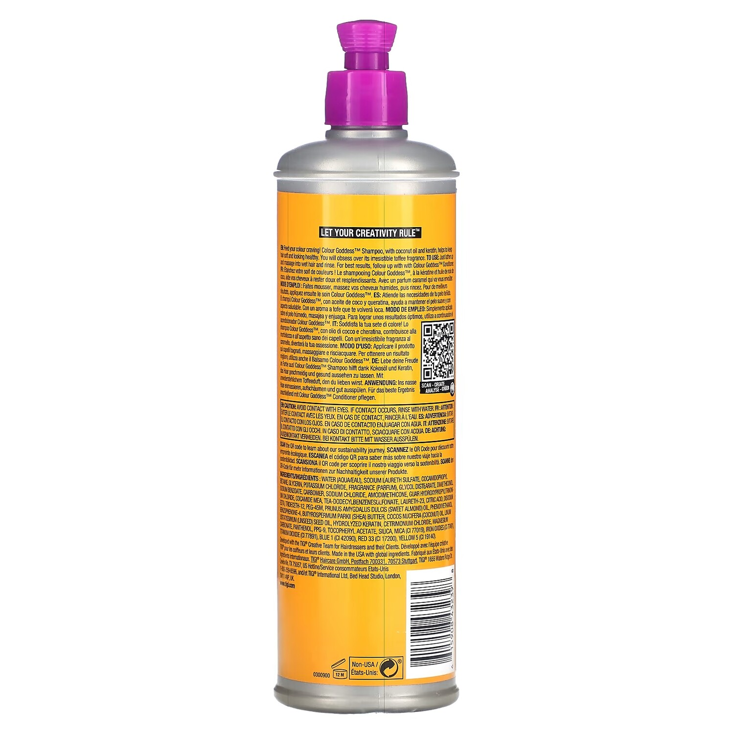 TIGI Bed Head Color Goddess Шампунь с маслом для окрашенных волос, 13,53 жидких унций (400 мл) — фото 2