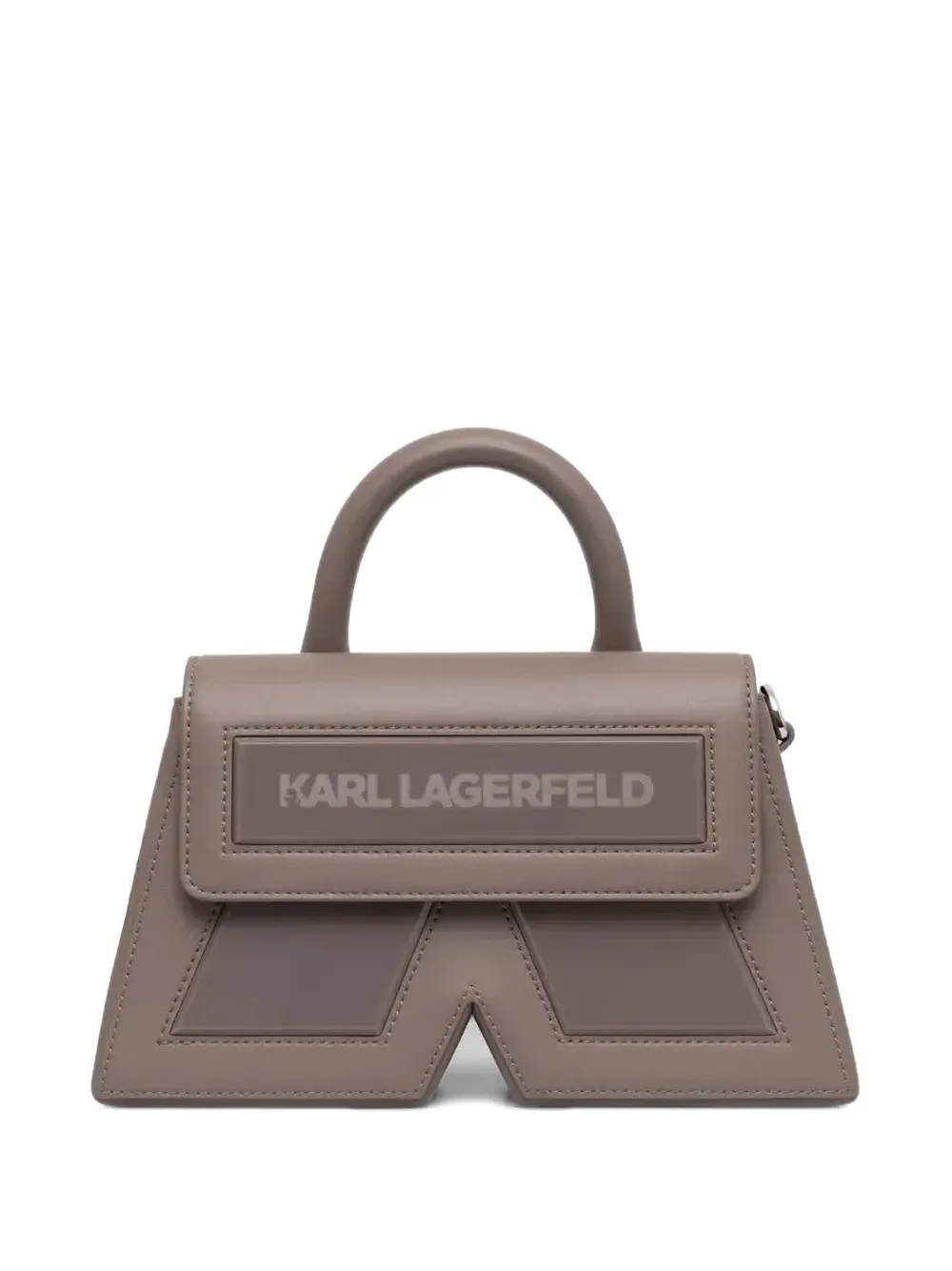 

Маленькая сумка через плечо Icon K KARL LAGERFELD, серый