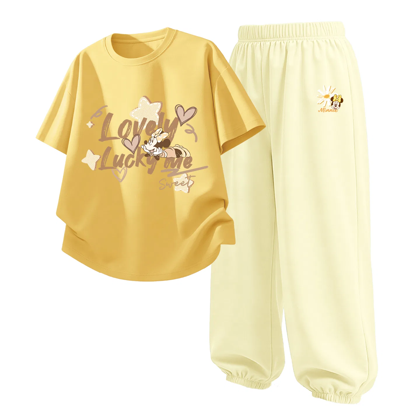 Детский спортивный костюм Casual Sportswear 2 Piece Set Disney, Di Smile Nini K Pink+Di Smile Nini Soft Pink — фото 4