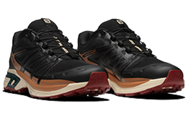 Кроссовки Salomon XT-Wings 2 Trail Professional 'Black Brown', черный — фото 3