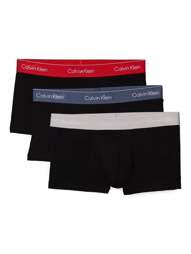 

Хлопковые плавки icon с низким вырезом Calvin Klein, черный