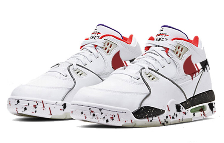 Мужские баскетбольные кроссовки Nike Air Flight 89 Vintage, White — фото 3