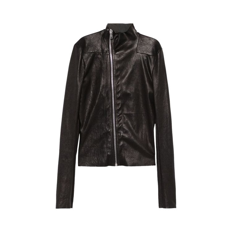 

Куртка Rick Owens Leather Gary Jacket 'Black', черный