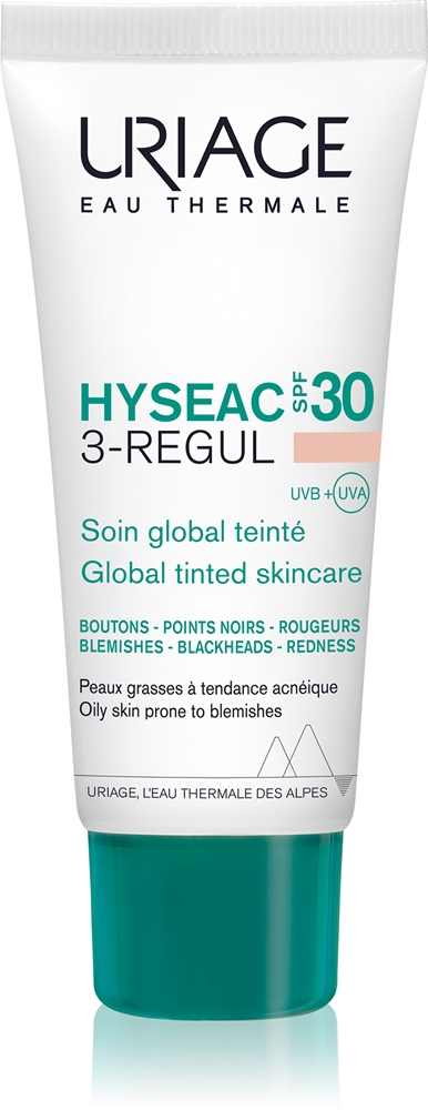 

Hyseac 3-regul комплексный защитный уход с тонирующим эффектом spf 30 Uriage, 40 мл