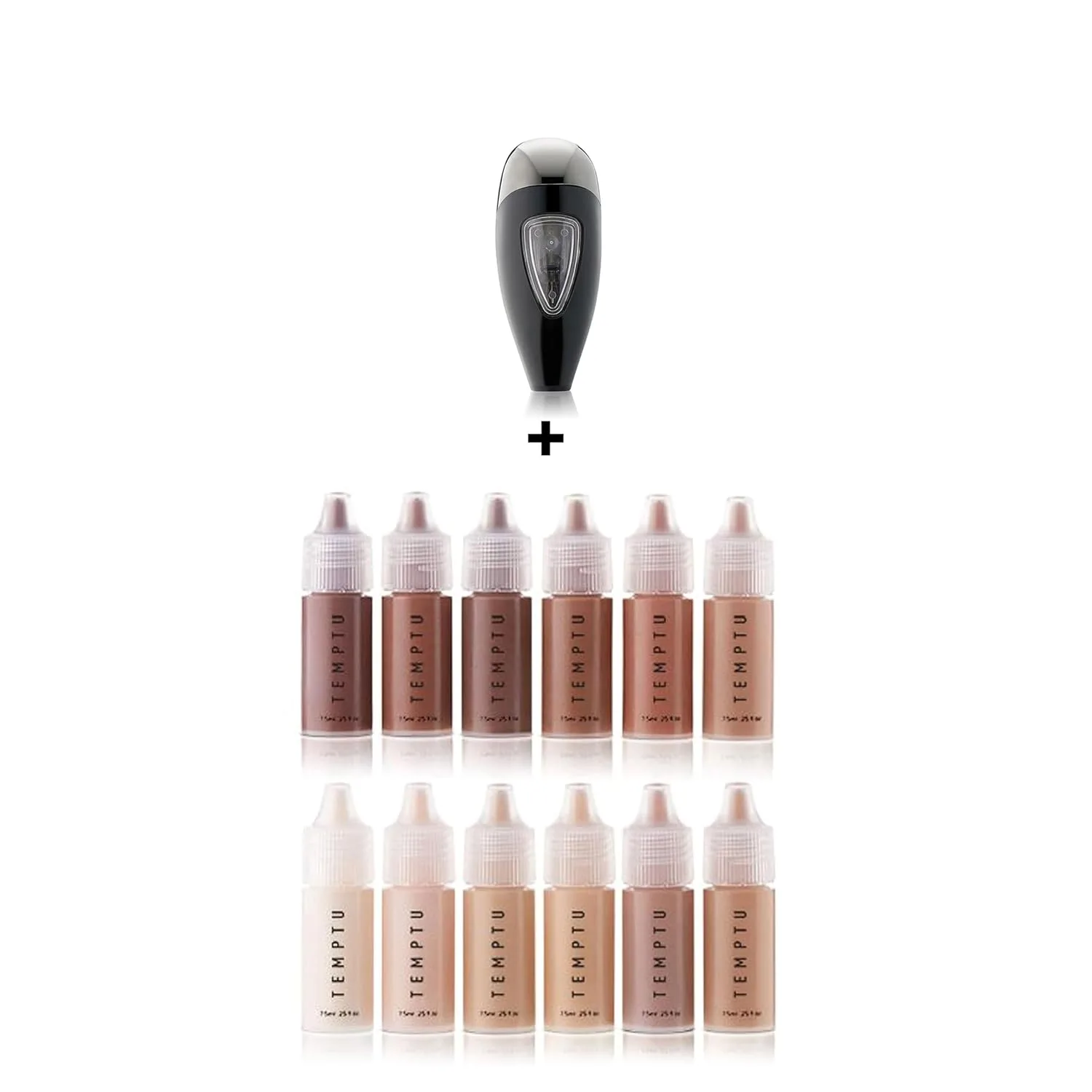 Стартовый набор TEMPTU S/B Foundation из 12 предметов и картриджи для Airpod Pro.