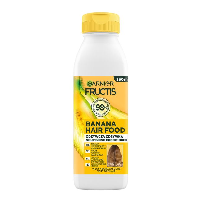 

Банановый корм для волос кондиционер для волос Garnier Fructis, 350 мл
