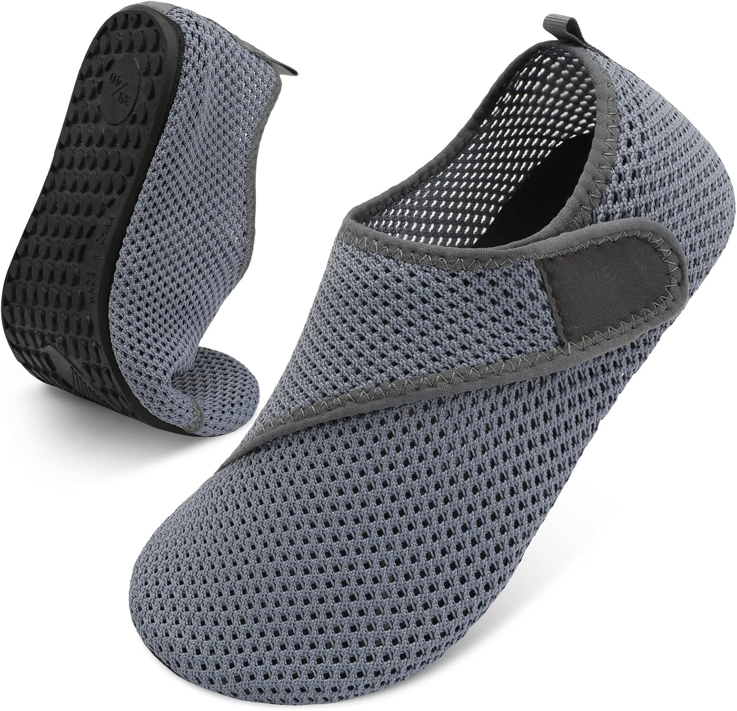 

Быстросохнущие водные спортивные кроссовки для плавания BARERUN (унисекс), темно-серый