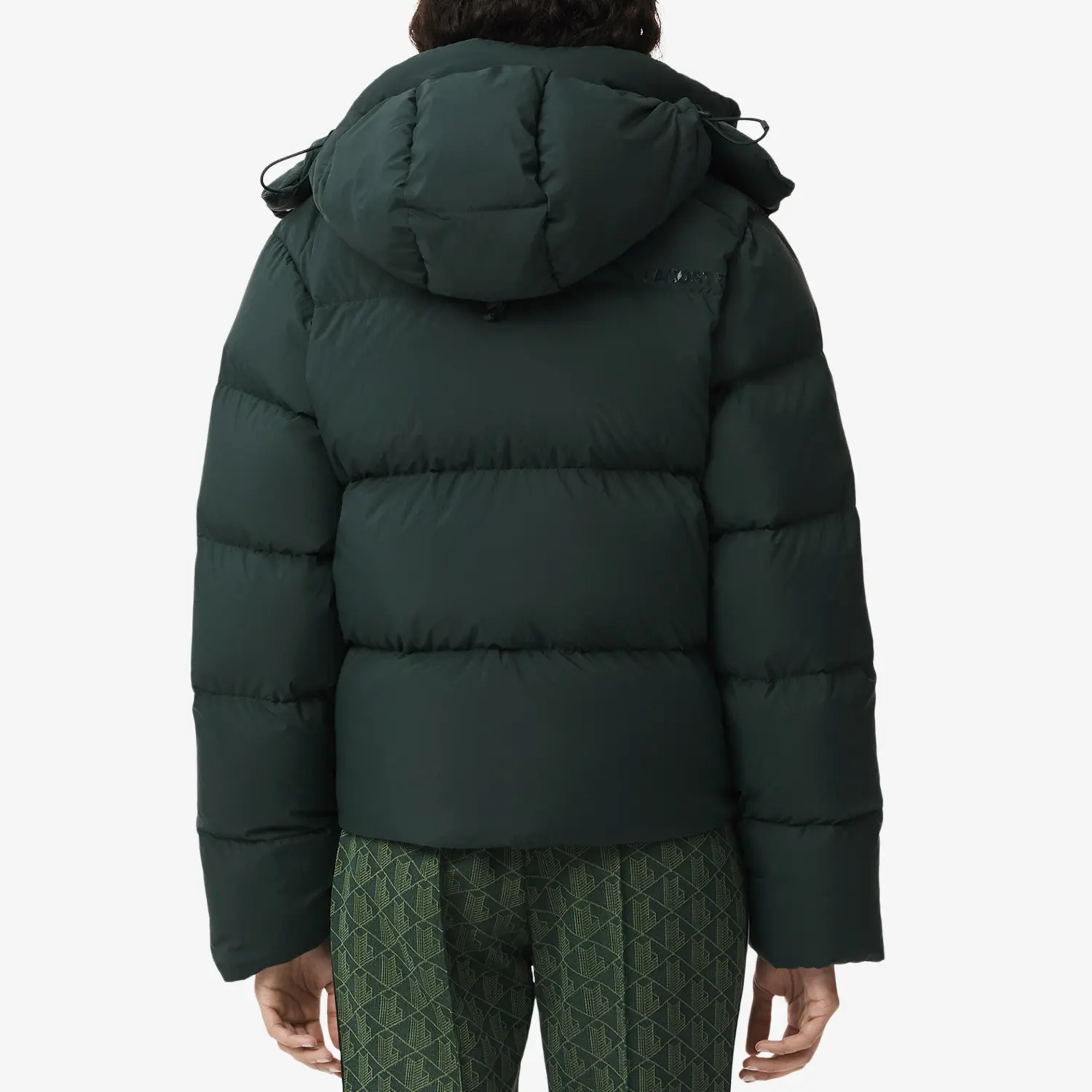 Пуховик LACOSTE женский Dark Green — фото 4