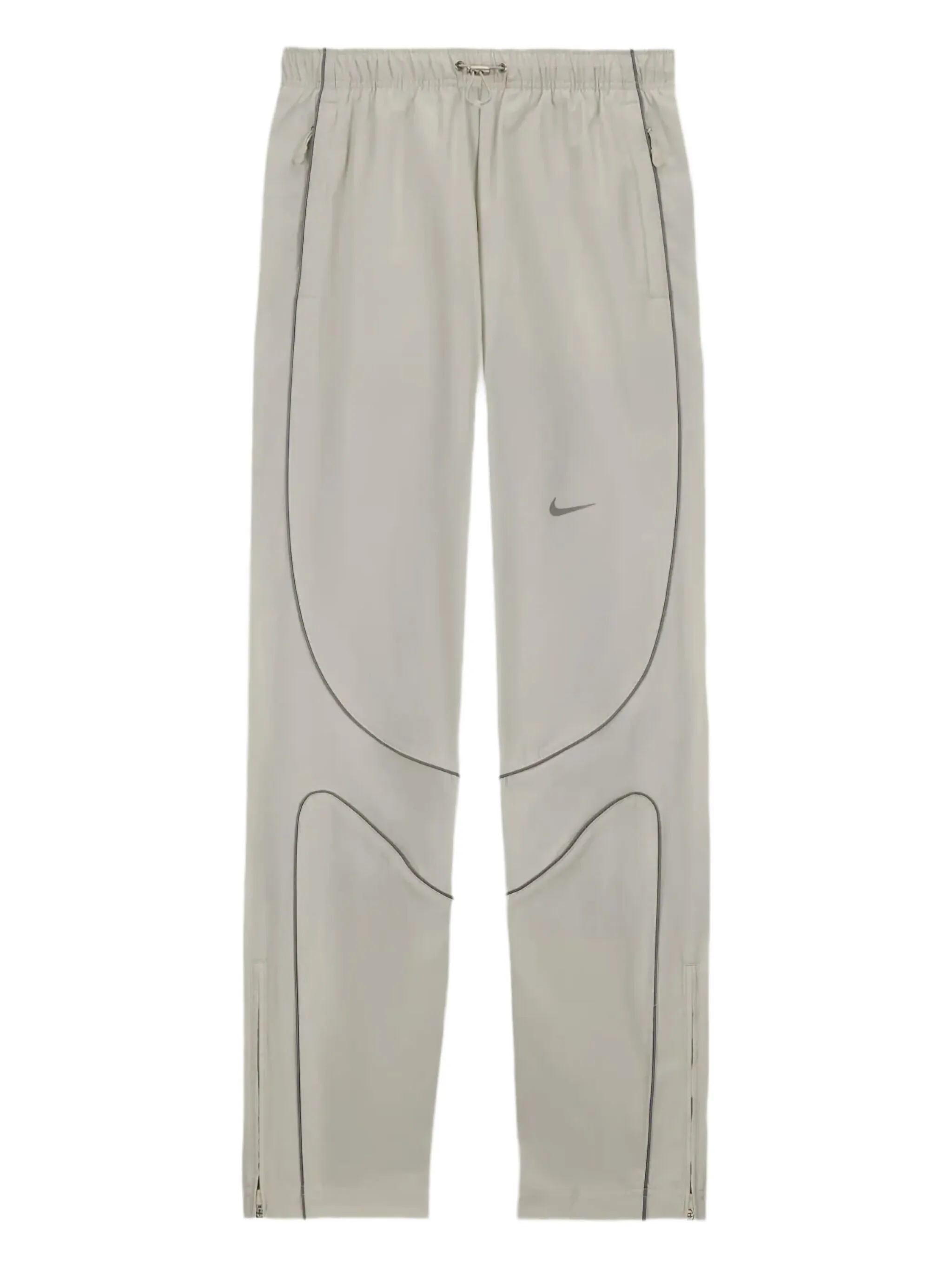 

Брюки с молниями из коллаборации с Nike Corteiz, кремовый