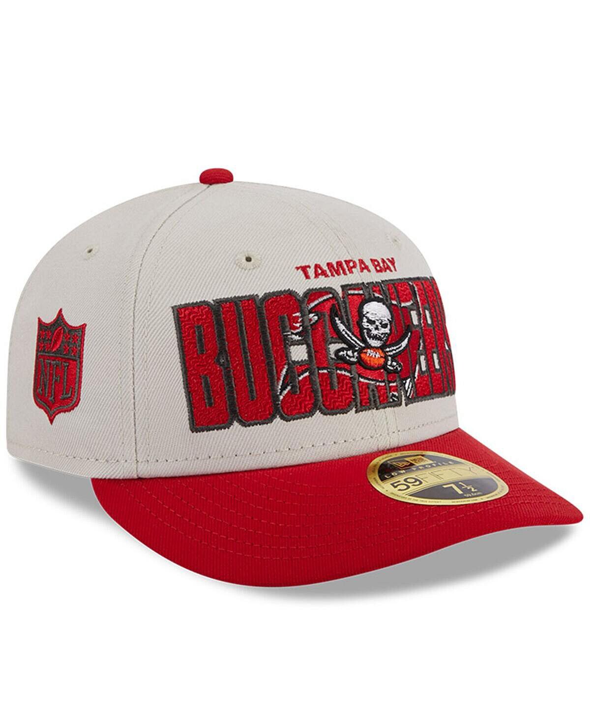 

Мужская кепка Stone, Red Tampa Bay Buccaneers 2023 NFL Draft Low Profile 59FIFTY New Era