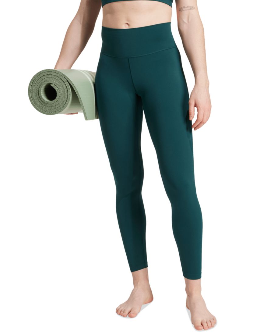 

Женские леггинсы All Me с высокой талией и длиной 7/8 Adidas, Aurora Ivy/aurora Ivy