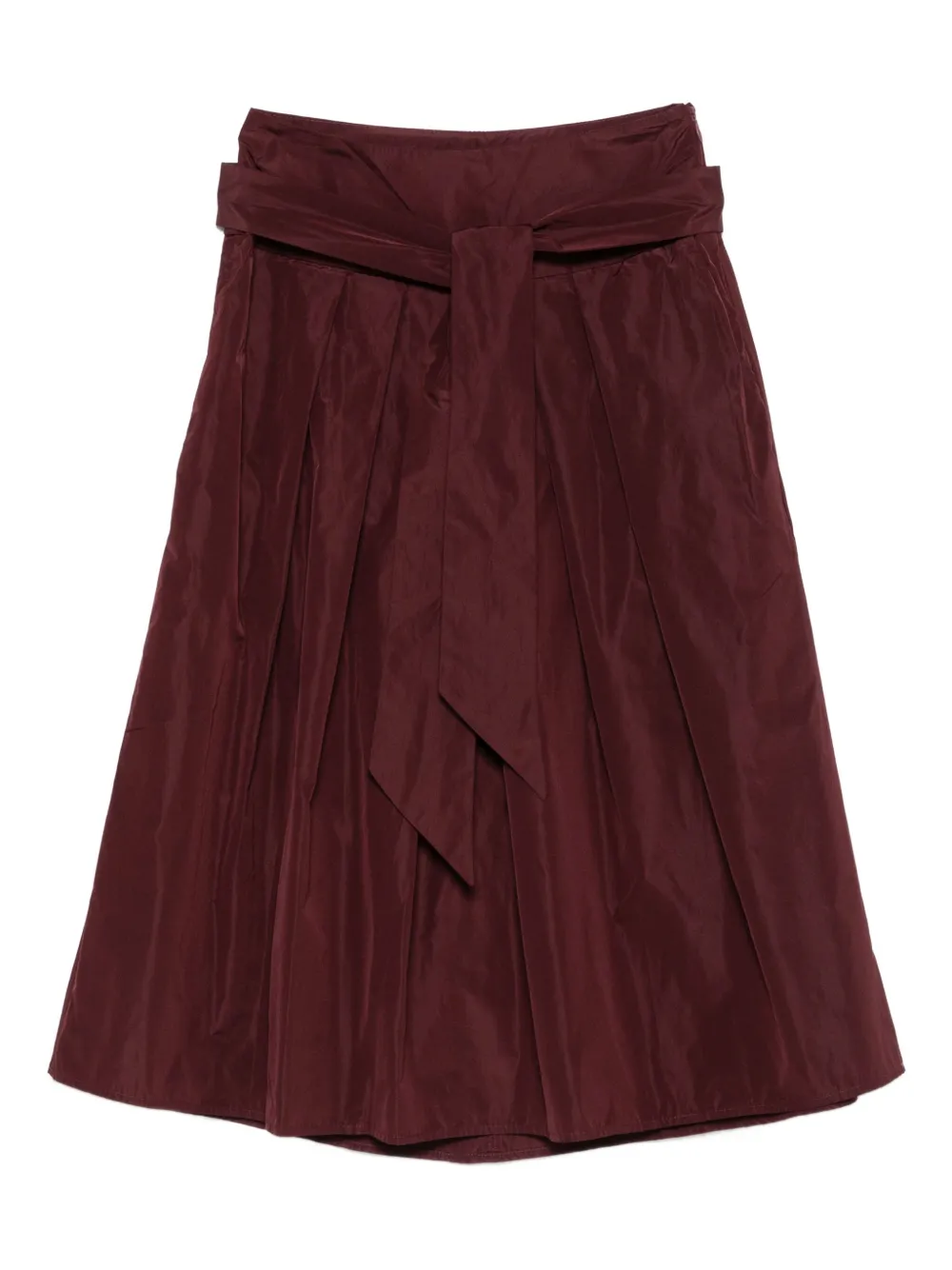 

Юбка миди Camelia с поясом Niu, красный