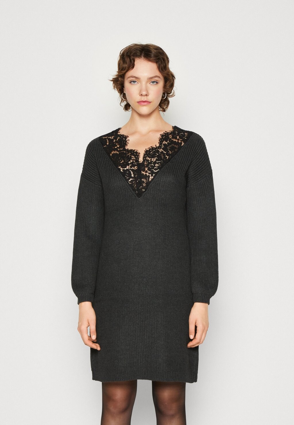 

Платье ONLY ONLXENIA LIFE DRESS, цвет dark grey melange/black