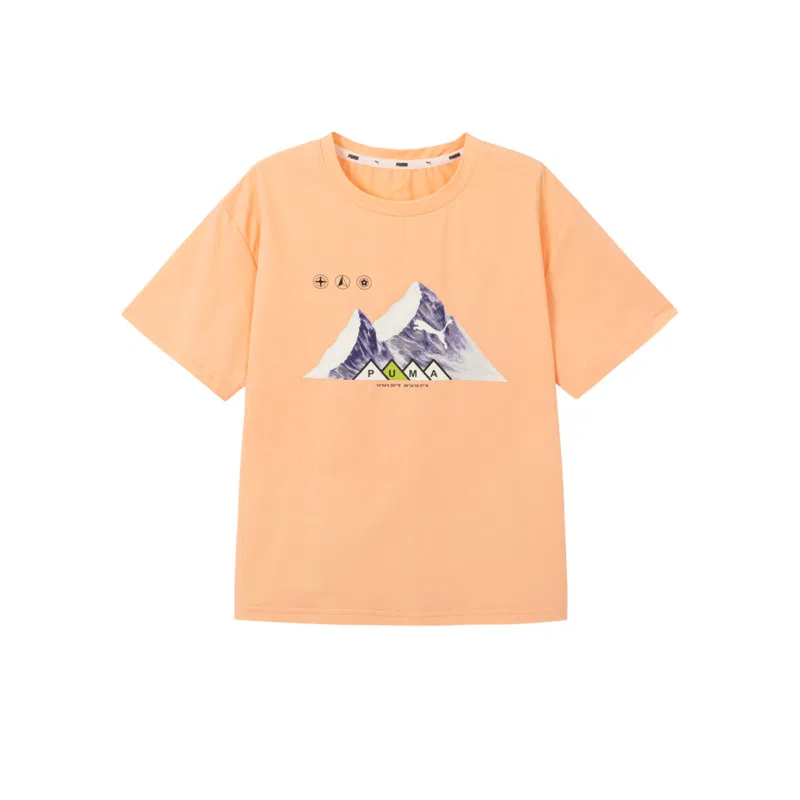 Детская футболка Quick Dry PUMA, Pink Orange 60801