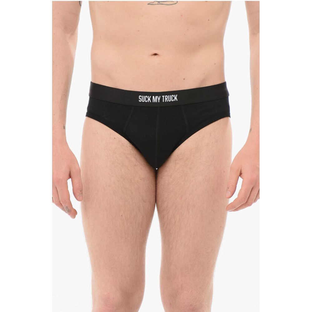 

Слипы Cotton SUCK MY TRUCK Slip Dsquared2, черный