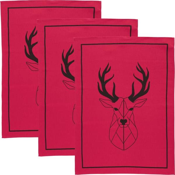 

Кухонное полотенце Erwin Müller 3er-Pack, 50x1x70 см цвет hirsch rot