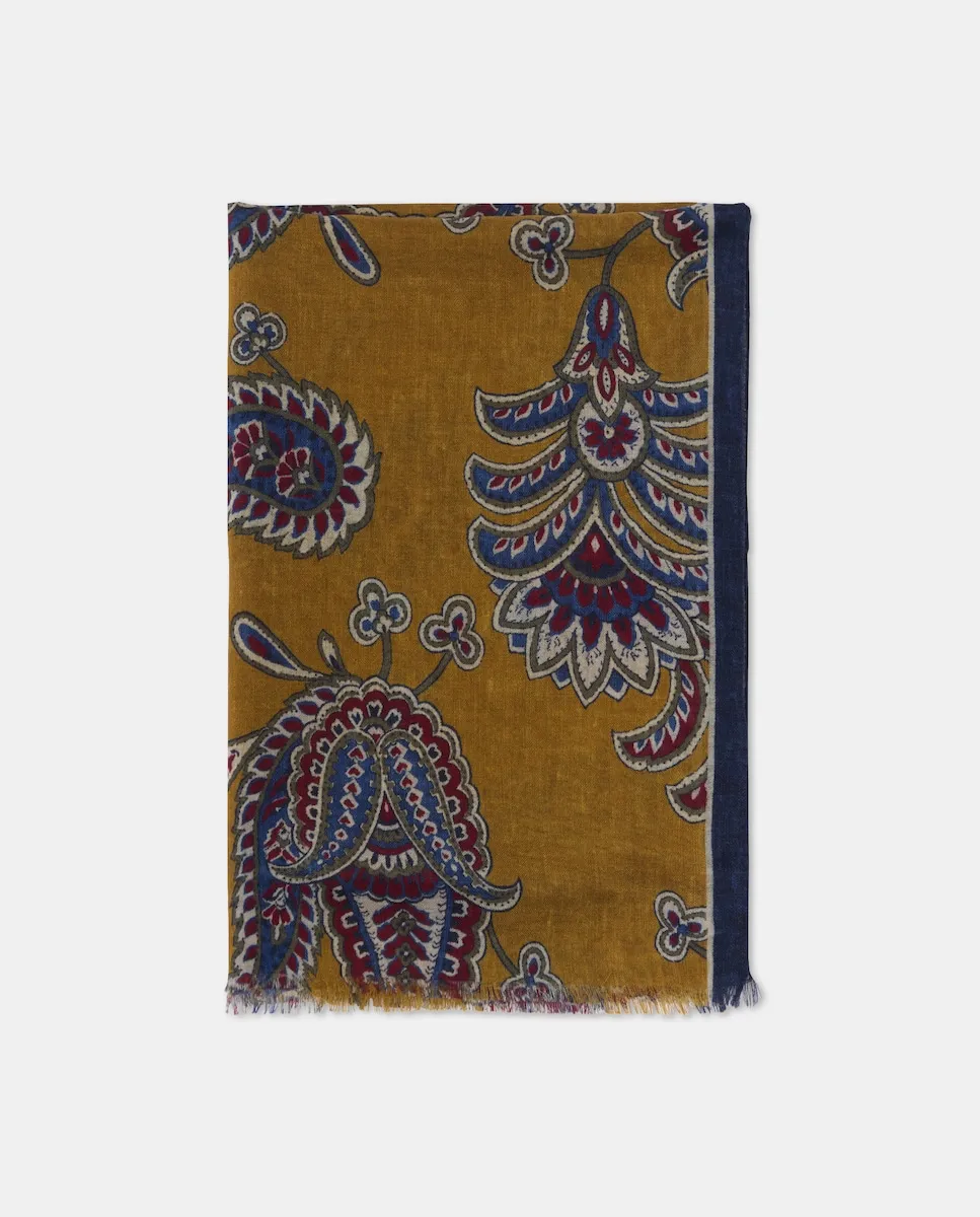 

Шарф из фантазийной шерсти Emidio Tucci, оранжевый