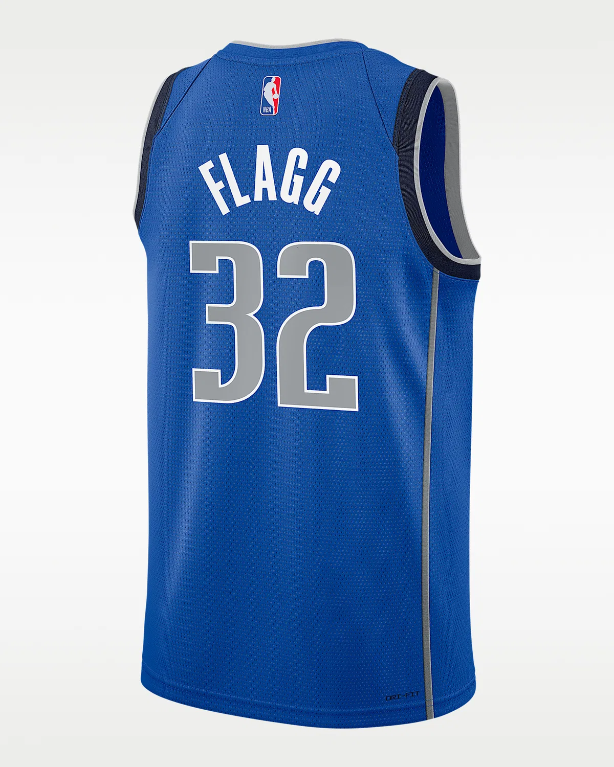 Детская большая футболка Nike NBA Swingman Jersey Cooper Flagg Dallas Mavericks Icon Edition, Game Royal — фото 2