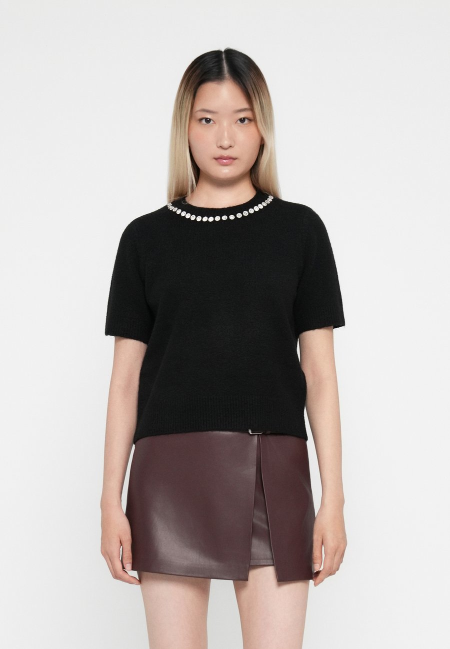 

Футболка ONLY ONLABBY LIFE BLING O NECK , Black, Черный, Футболка ONLY ONLABBY LIFE BLING O NECK , Black