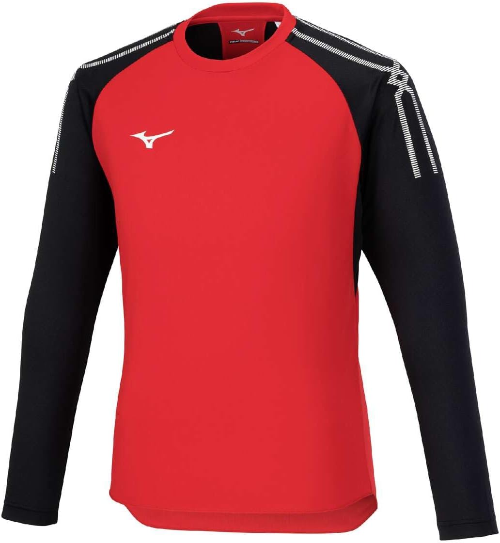 

Футболка с длинным рукавом MC Line Track & Field Wear, Dynamotion Fit, U2MAB550 Mizuno, черный/красный