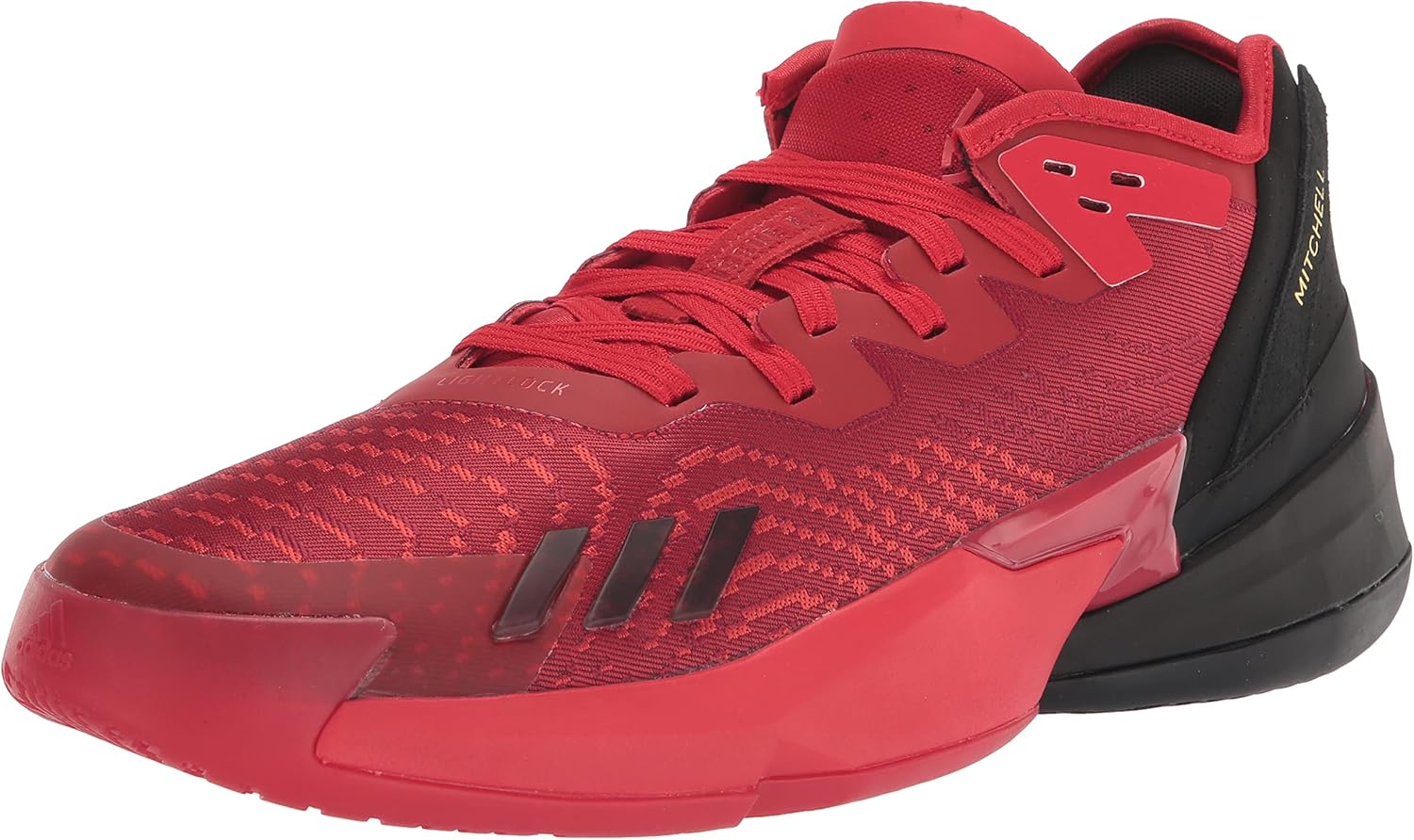 

Баскетбольные кроссовки Adidas Unisex-Adult Don Issue 4, черный/красный/ярко-красный