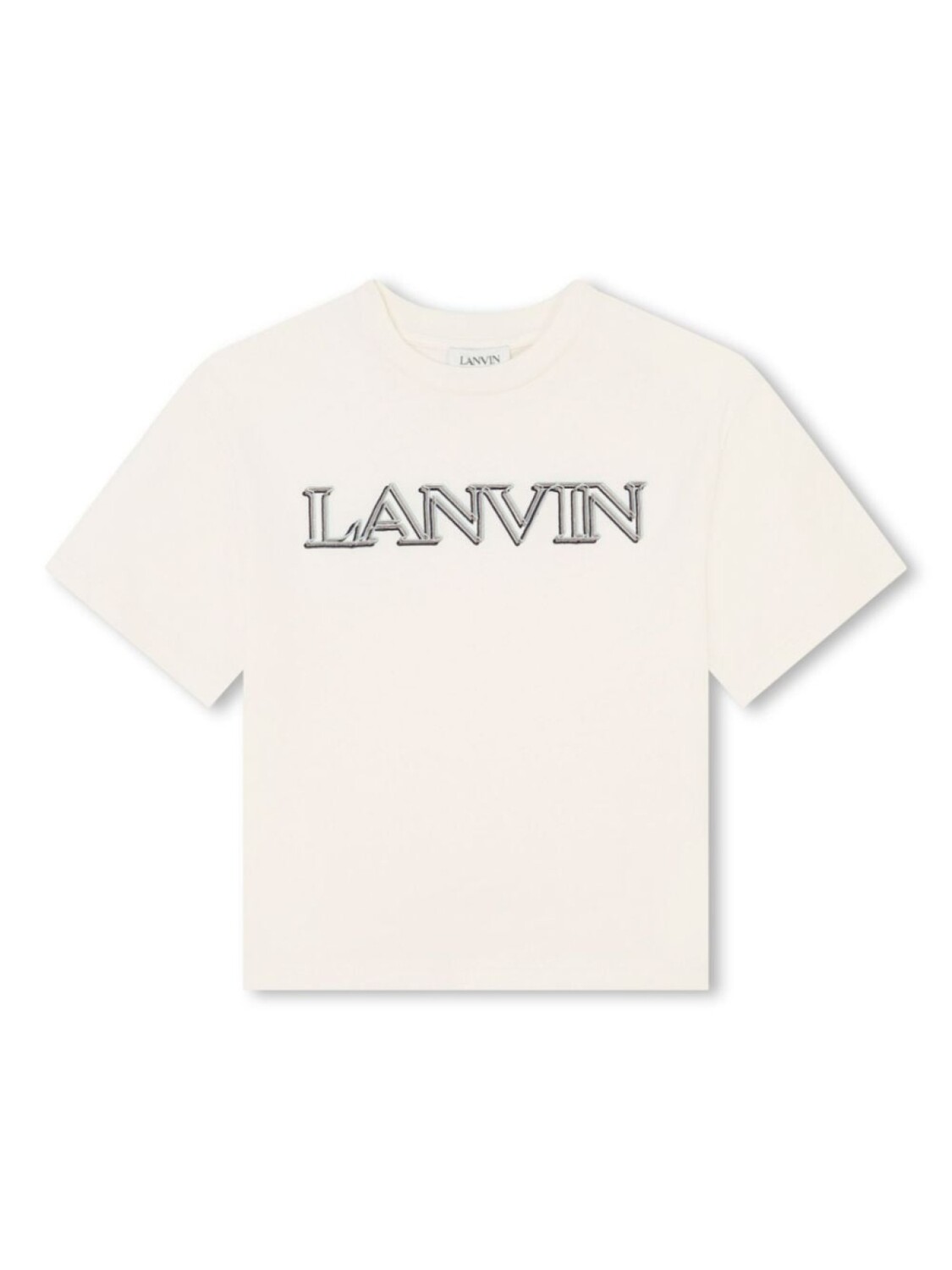 

Lanvin Enfant футболка с логотипом, желтый